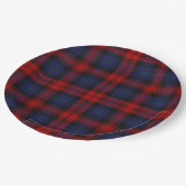MacLachlan Tartan Pappteller (Schrägansicht)
