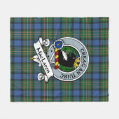 MacLaren Ancient Clan Abzeichen Tartan Kariert Fleecedecke (Vorderseite (Horizontal))