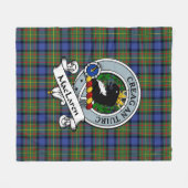 MacLaren Clan Abzeichen Tartan Kariert Fleecedecke (Vorderseite (Horizontal))