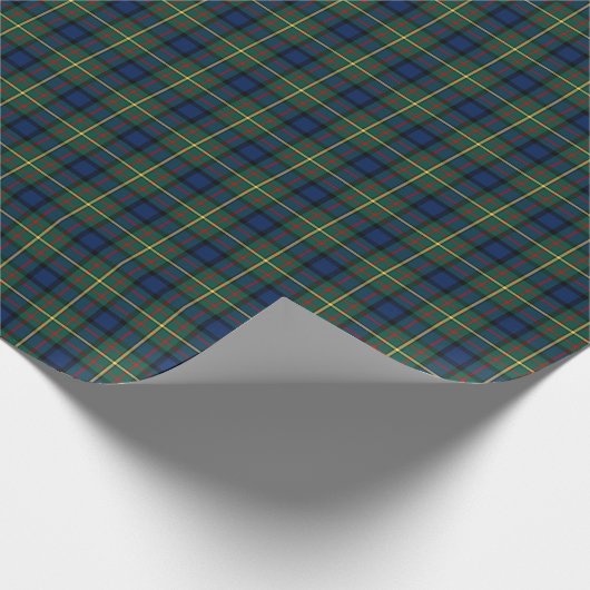 MacLaren Clan Tartan Geschenkpapier (Ecke)