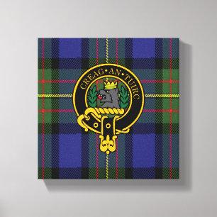 Maclaren Schottisches Wappen und Tartan Canvas Pri Leinwanddruck