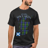 MacLaren Scottish Clan Tartan Scotland T-Shirt (Vorderseite)