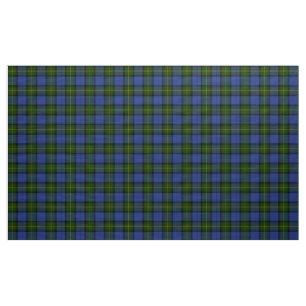 MacLaren-Tartan Blau Grün und Schwarz Kariertes St Stoff