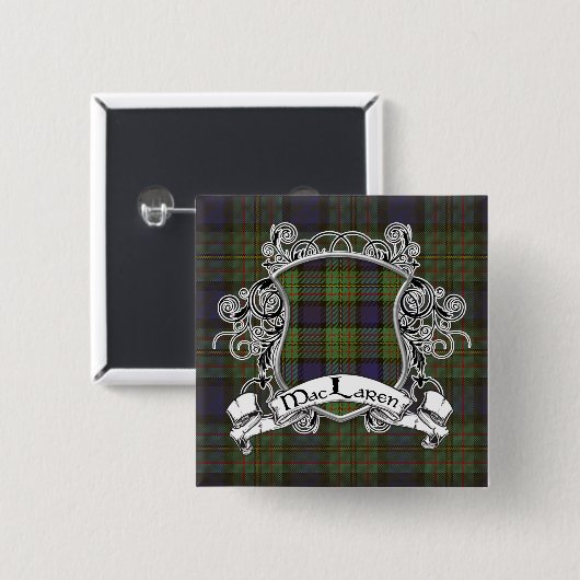 MacLaren Tartan-Schild Button (Vorne & Hinten)