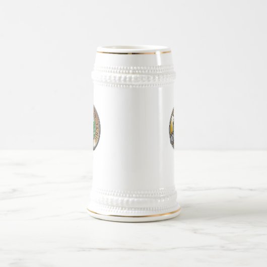 MacLaren Wappen Abzeichen Bierglas (Mittel)