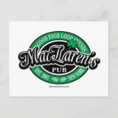 MacLaren's Pub Postkarte (Vorderseite)