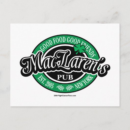 MacLaren's Pub Postkarte (Vorderseite)