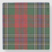 MacLean Clan Tartan Kariert Stone Untersetzer (Vorderseite)