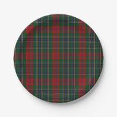 MacLean Clan Tartan Karierte Papierplatte Pappteller (Vorderseite)