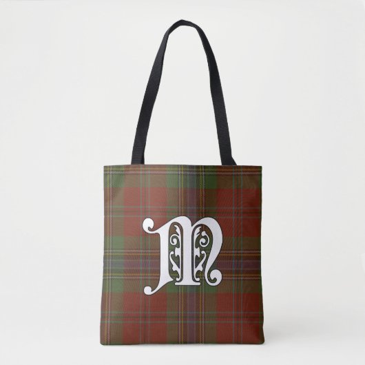 MacLean Clan Tartan Monogram Tasche (Vorderseite)