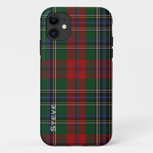 MacLean ClanTartan karierter iPhone 5S Fall Case-Mate iPhone Hülle (Rückseite)