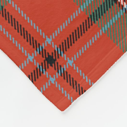 MacLean des alten Duart Kariert Fleecedecke (Ecke)