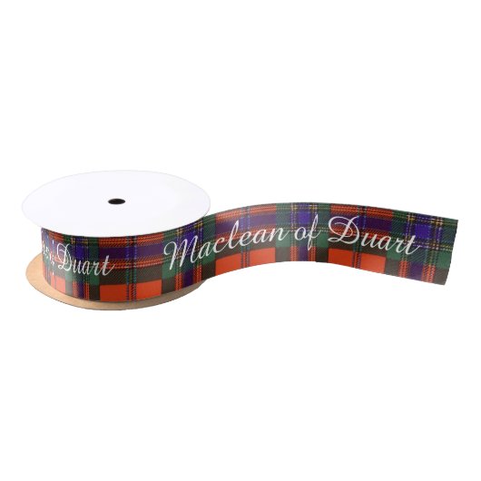Maclean Duart karierten schottischen Tartan Satinband (Spule)