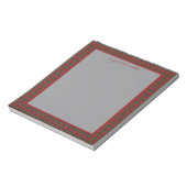 MacLean Duart Modern Original Scottish Tartan  Notizblock (Rotiert)