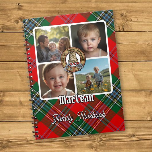 MacLean Familienfoto-Collage Notizblock