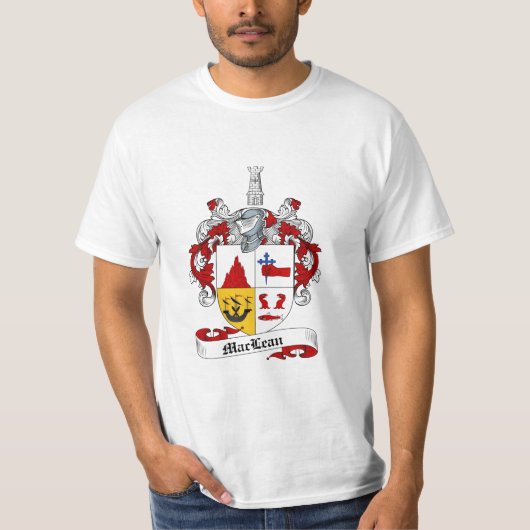 Maclean Familienwappen - Maclean Wappen T-Shirt (Vorderseite)
