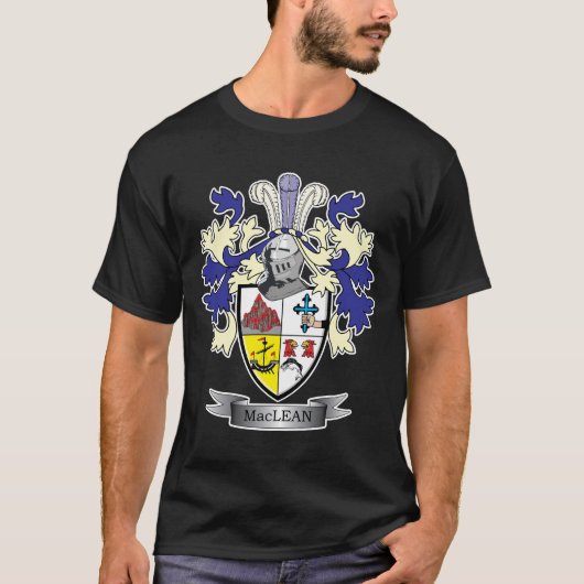 MacLean Familienwappen-Wappen T-Shirt (Vorderseite)