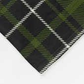 MacLean Hunting Clan Abzeichen Tartan Kariert Fleecedecke (Ecke)