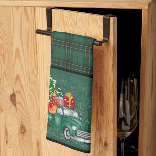 MacLean Jagd Alte Original Tartan Weihnachten Geschirrtuch (Drittel gefaltet)