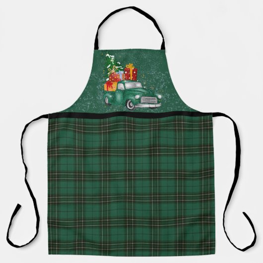 MacLean Jagd Alte Original Tartan Weihnachten Schürze (Vorderseite)