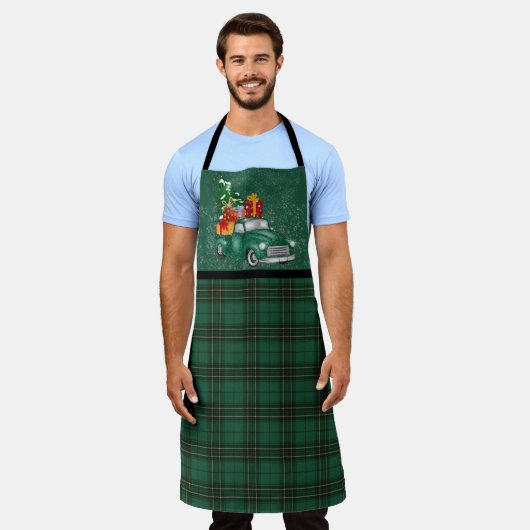 MacLean Jagd Alte Original Tartan Weihnachten Schürze (Getragen)