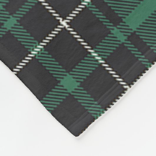 MacLean Jagd Ancient Clan Abzeichen Tartan Kariert Fleecedecke (Ecke)