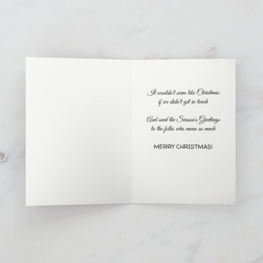 MacLean Jagd Ancient Tartan Weihnachten (Innenseite)