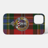MacLean Tartan & Abzeichen iPhone Hülle (Rückseite (Horizontal))