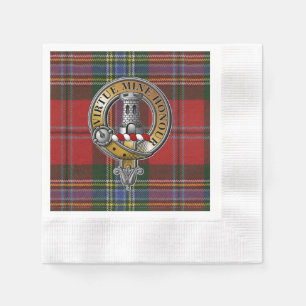 MacLean Tartan & Abzeichen Serviette