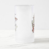 MacLean Tartan-Einhorn Mattglas Bierglas (Mittel)