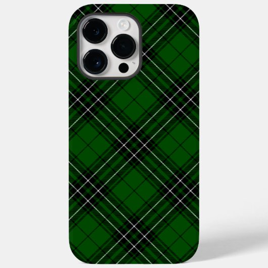 MacLean Tartan Green und Black Kariert Case-Mate iPhone Hülle (Rückseite)