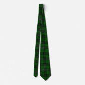 MacLean Tartan Green und Black Kariert Krawatte (Rückseite)