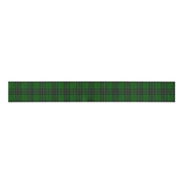 MacLean Tartan Green und Black Kariert Ripsband