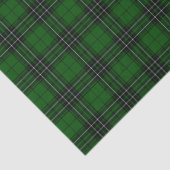 MacLean Tartan Green und Black Kariert Seidenpapier (Detail)