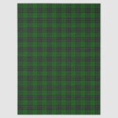 MacLean Tartan Green und Black Kariert Seidenpapier (Vorderseite)