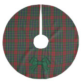 MacLean Tartan Kariert Tree Skirt Polyester Weihnachtsbaumdecke (Vorderseite)