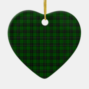 MacLean Tartan Keramik Ornament