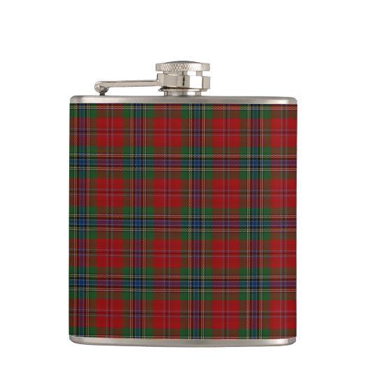 Maclean Tartan Scottish Modern MacLean von Duart Flachmann (Vorderseite)