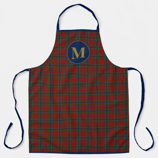Maclean Tartan Scottish Modern MacLean von Duart Schürze (Vorderseite)