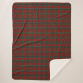 Maclean Tartan Scottish Modern MacLean von Duart Sherpadecke (Vorderseite)