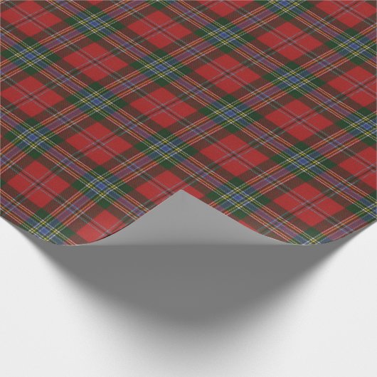 MacLean von Duart Modern Original Scottish Tartan Geschenkpapier (Ecke)