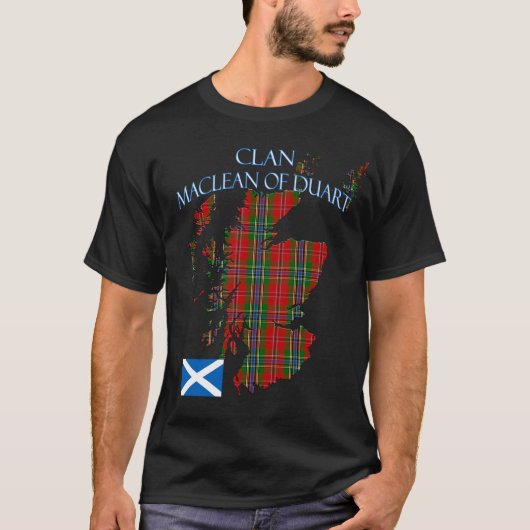 MacLean von Duart Scottish Clan Tartan Scotland T-Shirt (Vorderseite)