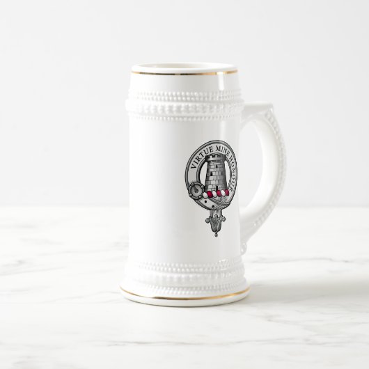 MacLean Wappen Abzeichen Bierglas (VorderseiteRechts)