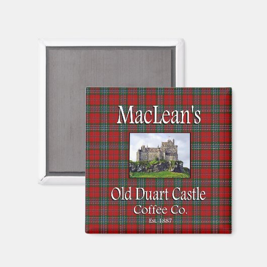 MacLean's Old Duart Castle Coffee Co. Magnet (Vorderseite/Rückseite)