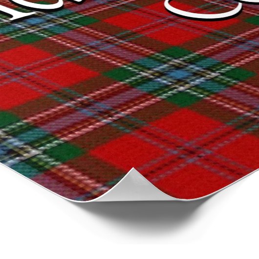 MacLean's Old Duart Castle Coffee Co. Poster (Ecke)