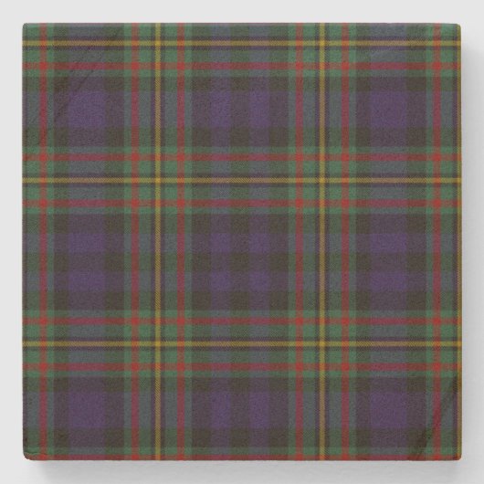 MacLellan Clan Tartan Kariert Stone Untersetzer (Vorderseite)