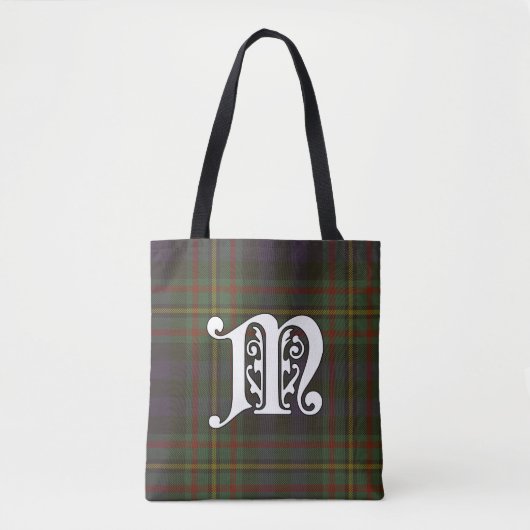 MacLellan Clan Tartan Monogram Tasche (Vorderseite)