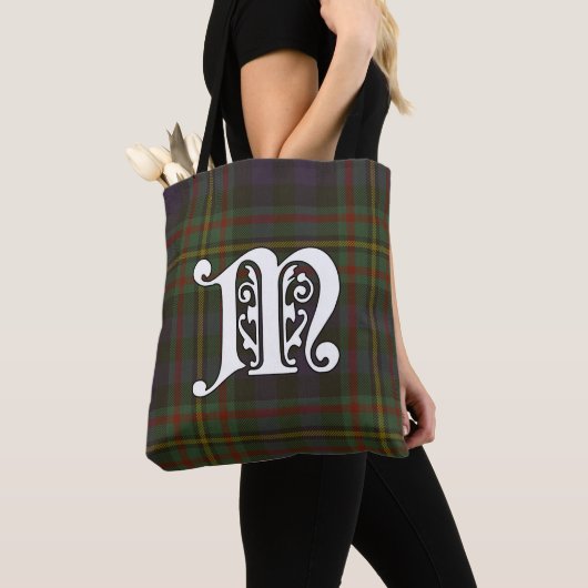 MacLellan Clan Tartan Monogram Tasche (Von Nahem)