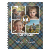 MacLellan-Familien-Fotocollage Notizblock (Vorderseite)