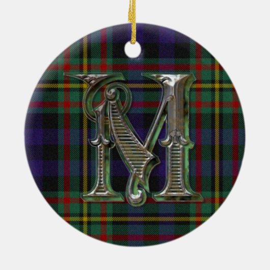 MacLellan Kariert Monogram Ornament (Hinten)
